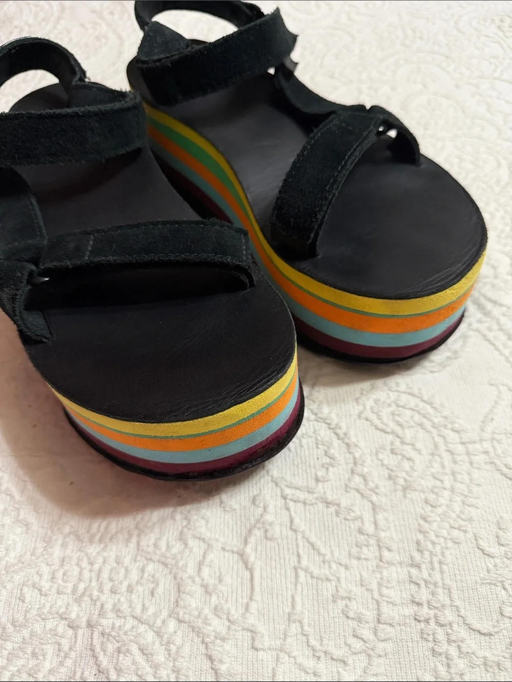 Teva black platform